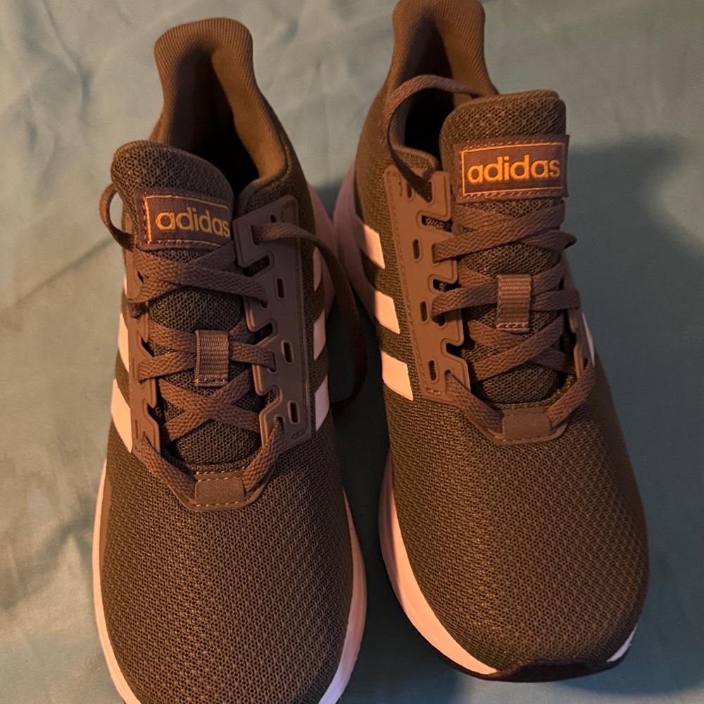 Adidas Kids' Charcoal and White Sneakers